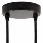 Strak design 2-gaats 120 mm. cilindrische metalen plafondkap