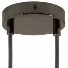 Strak design 2-gaats 120 mm. cilindrische metalen plafondkap