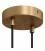 Strak design 2-gaats 120 mm. cilindrische metalen plafondkap