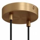 Strak design 2-gaats 120 mm. cilindrische metalen plafondkap