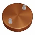 Strak design 2-gaats 120 mm. cilindrische metalen plafondkap