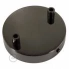 Strak design 2-gaats 120 mm. cilindrische metalen plafondkap
