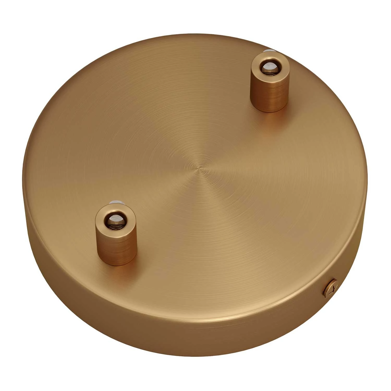 Strak design 2-gaats 120 mm. cilindrische metalen plafondkap