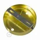 Strak design 2-gaats 120 mm. cilindrische metalen plafondkap