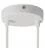 Strak design 2-gaats 120 mm. cilindrische metalen plafondkap