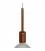 Cilindrische metalen E27 fittinghouder kit met 15 cm. trekontlaster