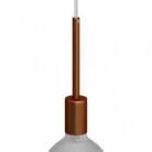 Cilindrische metalen E27 fittinghouder kit met 15 cm. trekontlaster