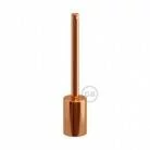 Cilindrische metalen E27 fittinghouder kit met 15 cm. trekontlaster