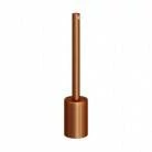 Cilindrische metalen E27 fittinghouder kit met 15 cm. trekontlaster