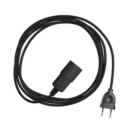 Snake Plug-in lamp met gekleurde textielkabel - RC04