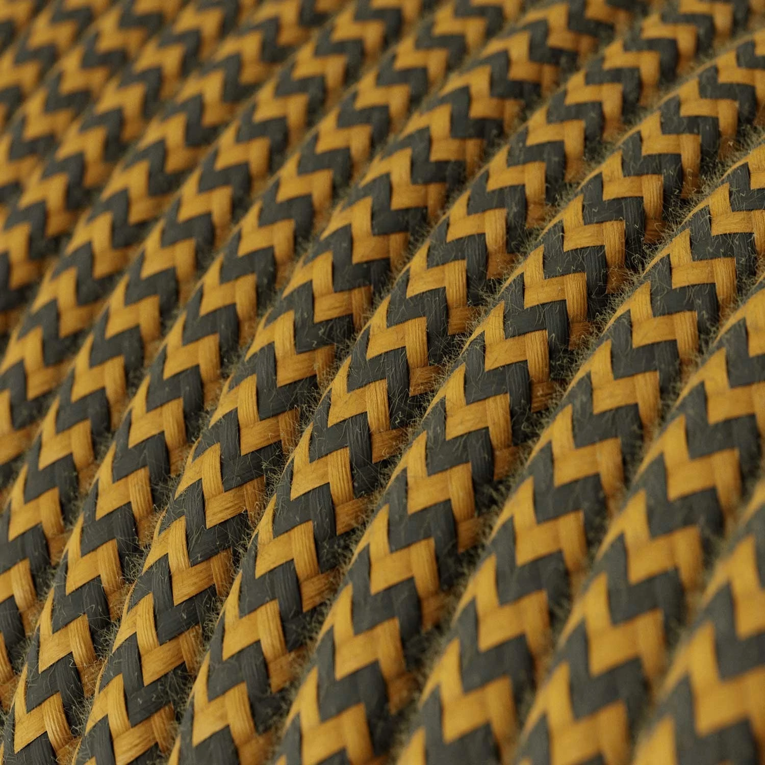SnakeBis Zig-Zag - Verlichtingssnoer met lamphouder en textielkabel met Zig-Zag effect