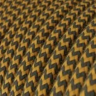 SnakeBis Zig-Zag - Verlichtingssnoer met lamphouder en textielkabel met Zig-Zag effect