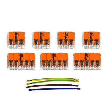 WAGO verbindingskit  compatibel met 3x kabel voor 5-gaats Aansluitkap