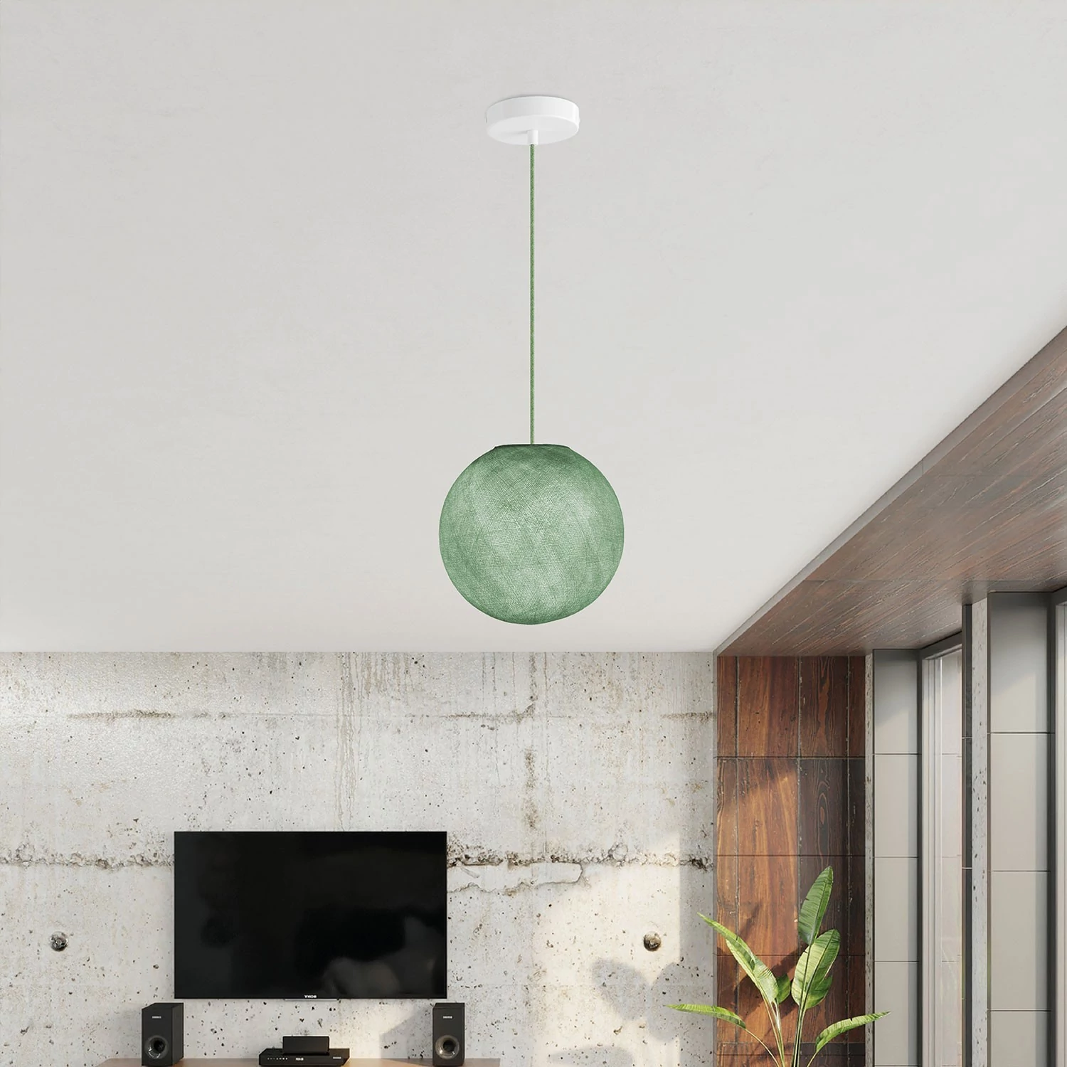 Sphere Lampenkap in vezel - 100% handgemaakt