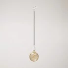 Klassieke track hanglamp met porseleinen afwerking