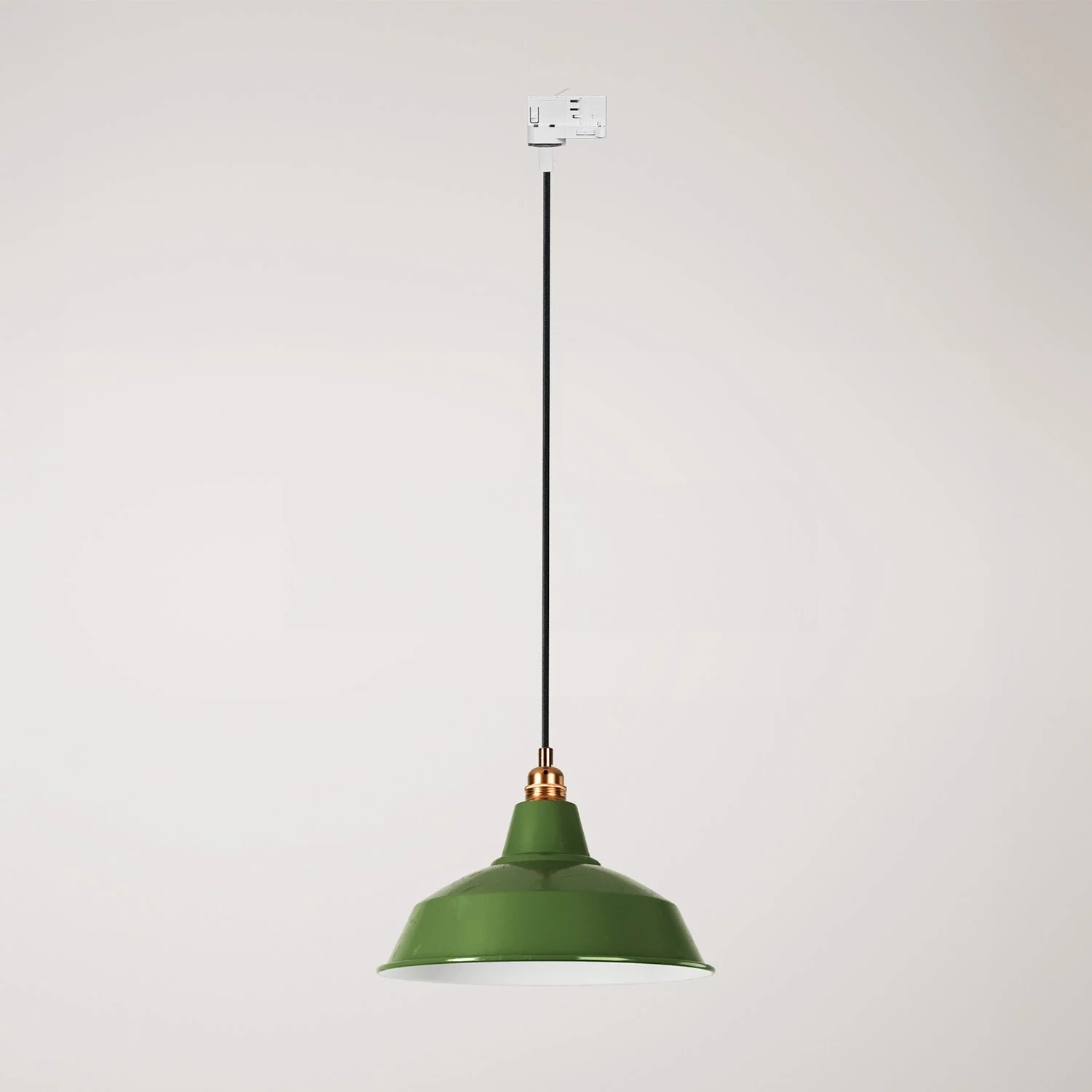 Bistrot rail hanglamp met lampenkap