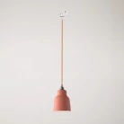 Hanglamp met kap Vaso en railadapter