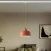 Hanglamp met Coppa kap en railadapter
