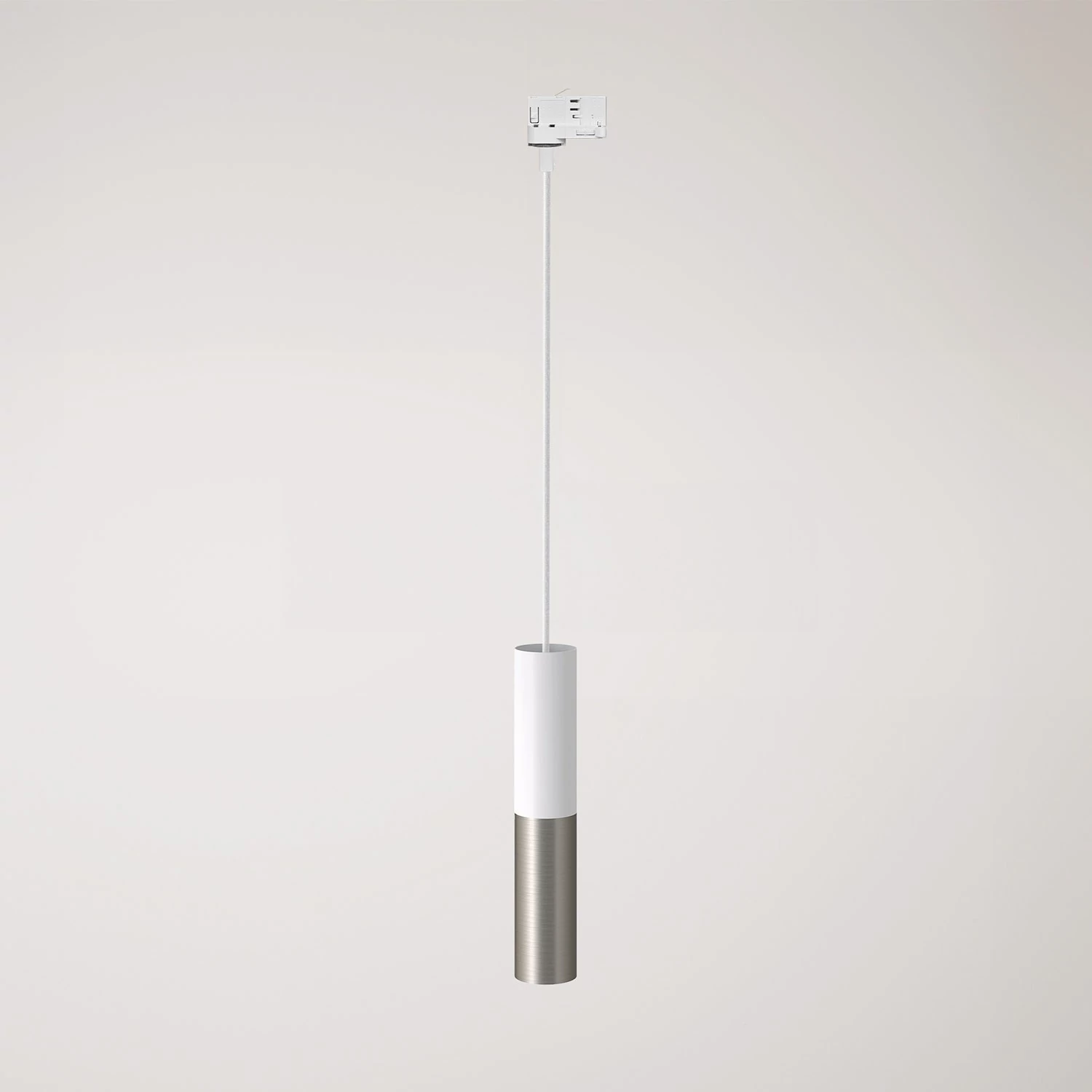 Track hanglamp met Tub-E14 dubbele kap