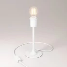MAG-Y tafellamp met ronde metalen voet en fitting voor lampenkap