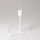 MAG-Y tafellamp met ronde metalen voet en fitting voor lampenkap