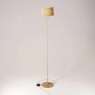 MAG-Y vloerlamp met ronde metalen voet en Athena kap