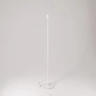 MAG-Y vloerlamp met ronde metalen voet met fitting voor lampenkap