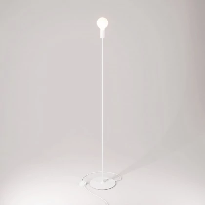 MAG-Y vloerlamp met ronde metalen voet - mat wit
