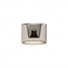 MAG-Y tafellamp met ronde metalen voet en Ghost rookgloeilamp