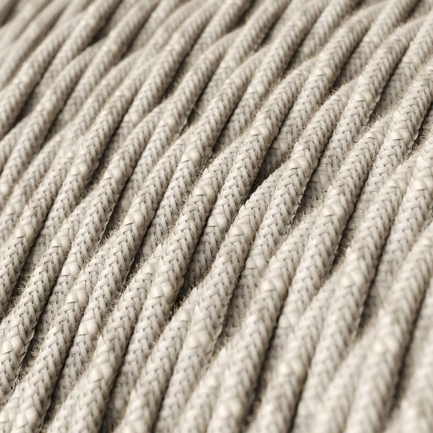 Bedrading voor lamp met witte gevlochten kabel 1,80 m