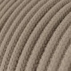 Bedrading voor lamp met duifgrijze katoenen kabel 1,80 m