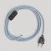 Bedrading voor lamp met blauwe "Steward" katoenen kabel 1,80 m