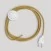 Bedrading voor lamp met mosterdgele kabel 3 m