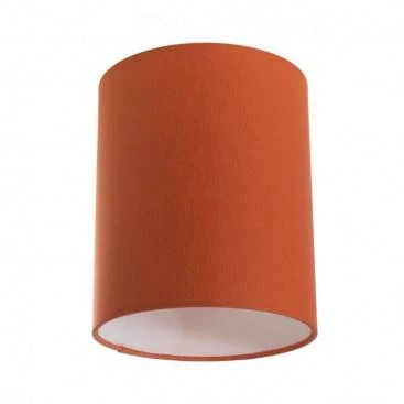 Abat-jour cylindrique en tissu avec culot E27, diamètre 15cm H18cm - 100% Made in Italy