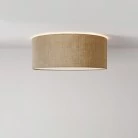 Kleine stoffen plafondlamp - Made in Italy