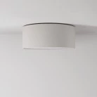 Kleine stoffen plafondlamp - Made in Italy
