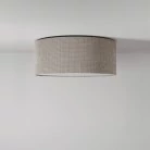 Kleine stoffen plafondlamp - Made in Italy