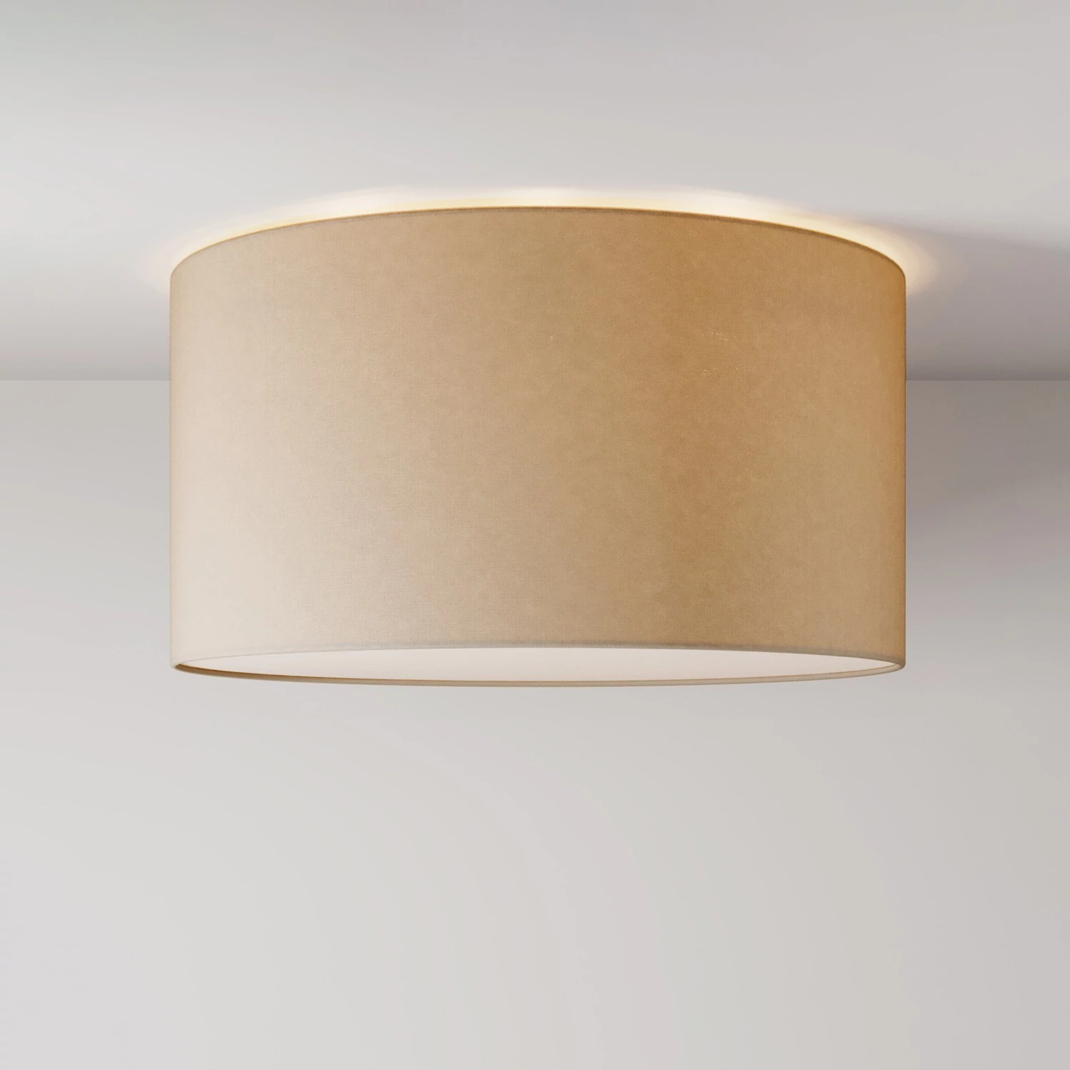 Medium stoffen plafondlamp - Made in Italy