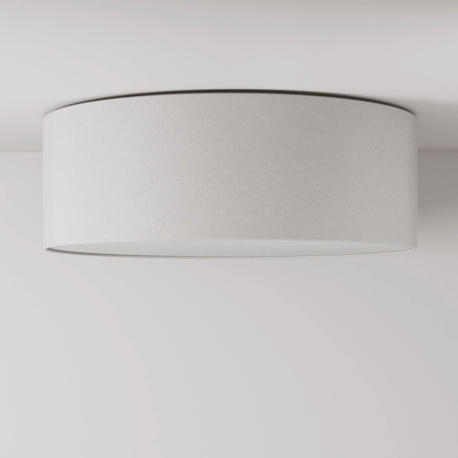 Grote stoffen plafondlamp - Made in Italy