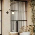 EIVA IP65 buiten hanglamp met onbreekbare Unbreak-a-Ball kap