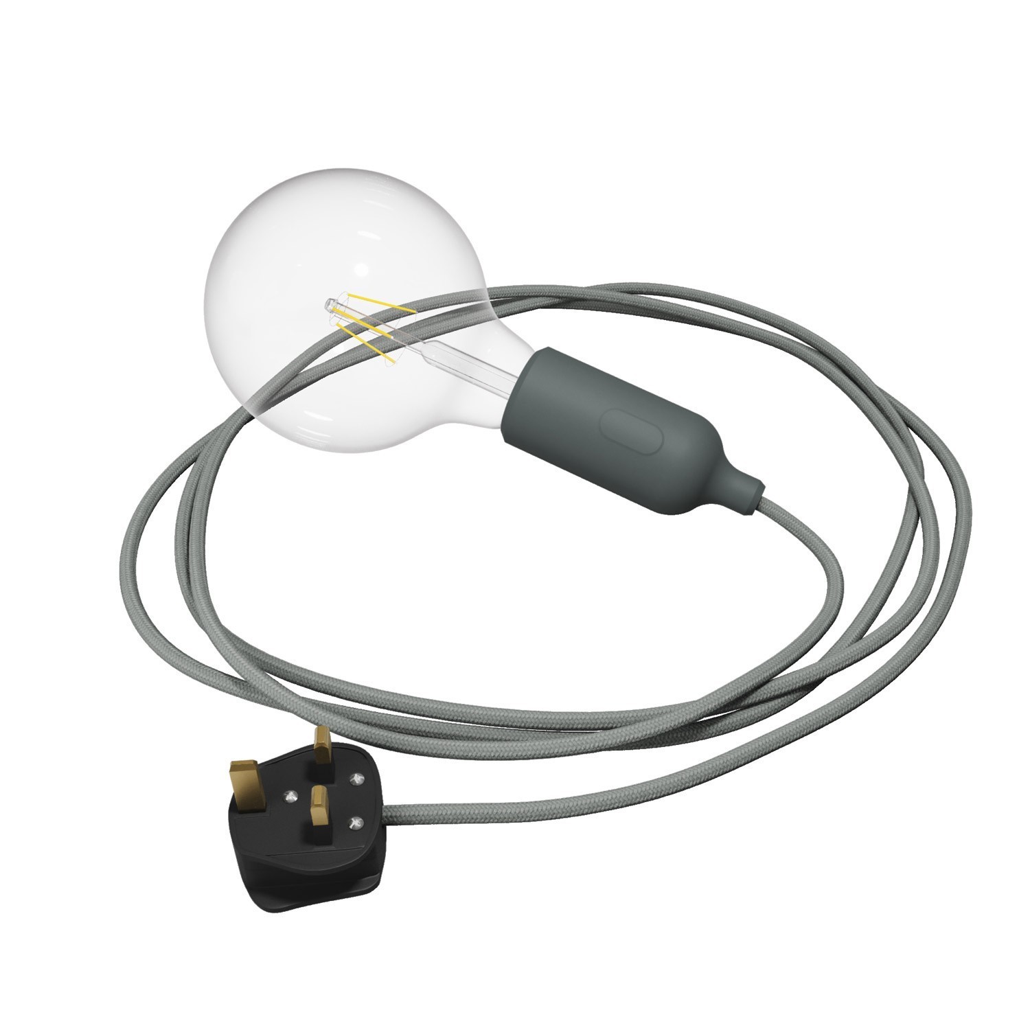 Siliconen draadlamp met schakelaar en stekker