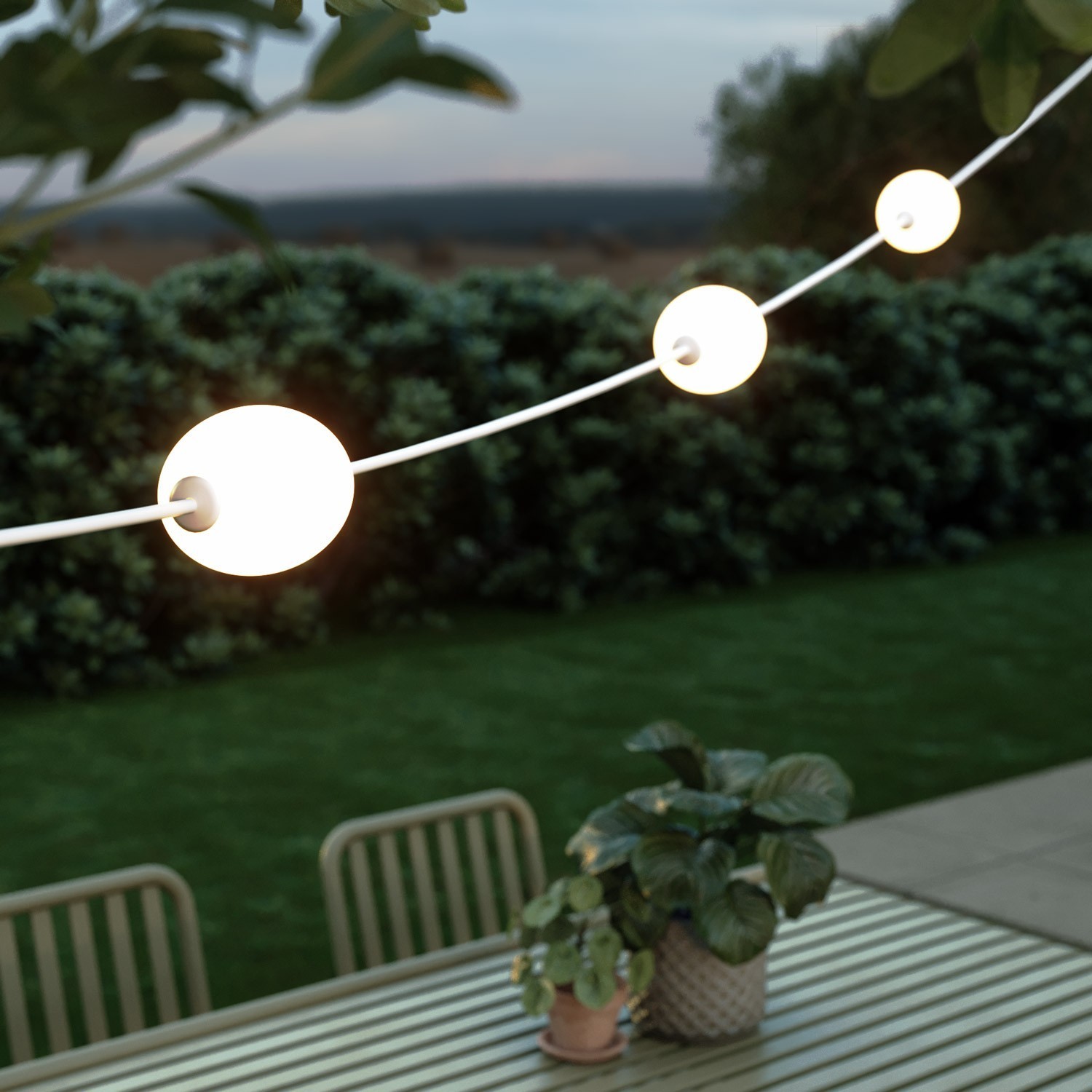 3-punts lichtketting voor buitengebruik IP67 - Marina3