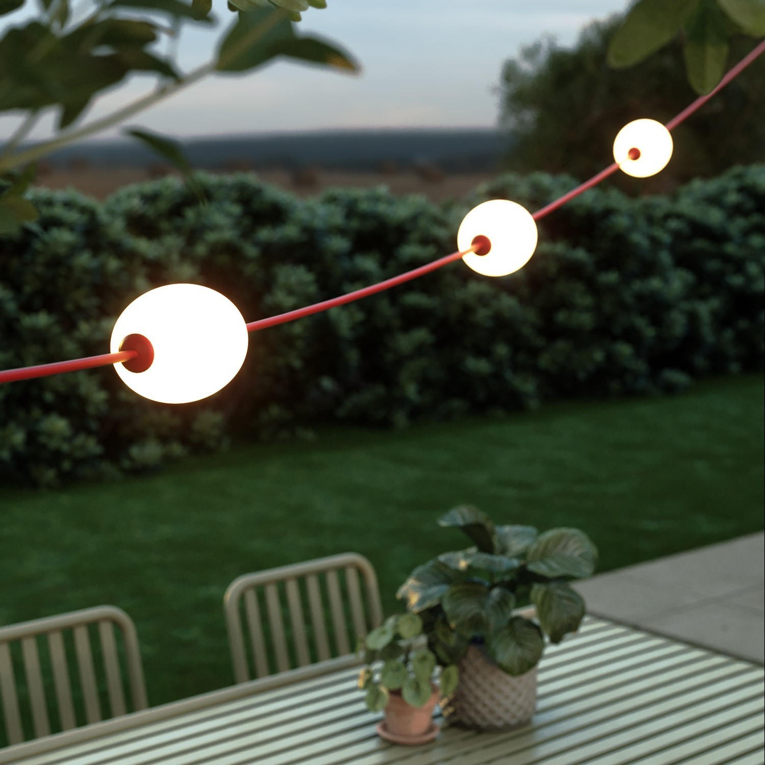 3-punts lichtketting voor buitengebruik IP67 - Marina3