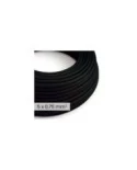 DALI textielelektriciteitskabel 5x0,75 mm² in Carbon Black - Flexibele ronde verlichtingskabel RM04