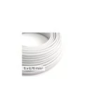 DALI textielelektriciteitskabel 5x0,75 mm² in Optisch Wit - Met stof bedekt snoer voor lampen en systemen RM01
