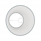 Impero M stoffen lampenkap voor tafel- of wandlamp met E27 fitting - Made in Italy