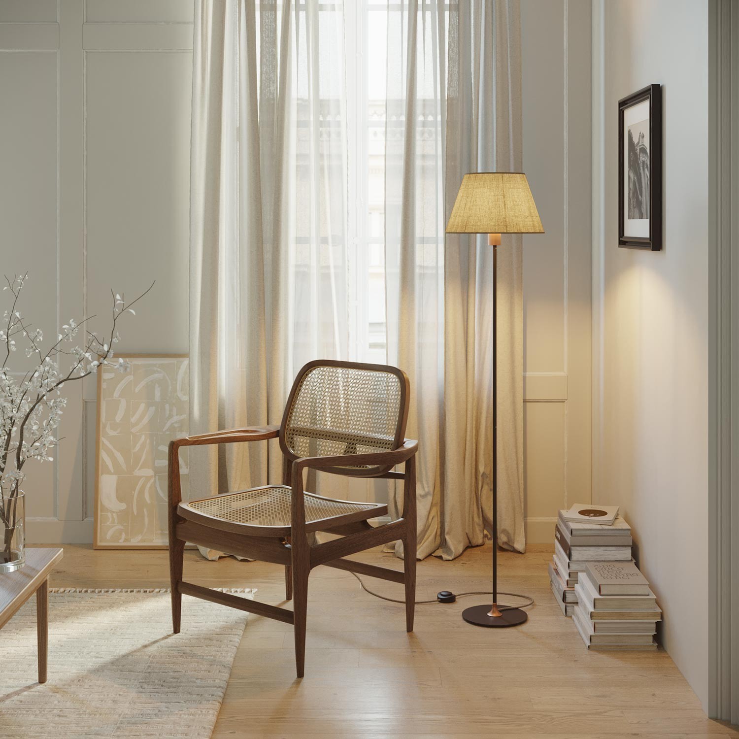 Impero M stoffen lampenkap voor tafel- of wandlamp met E27 fitting - Made in Italy