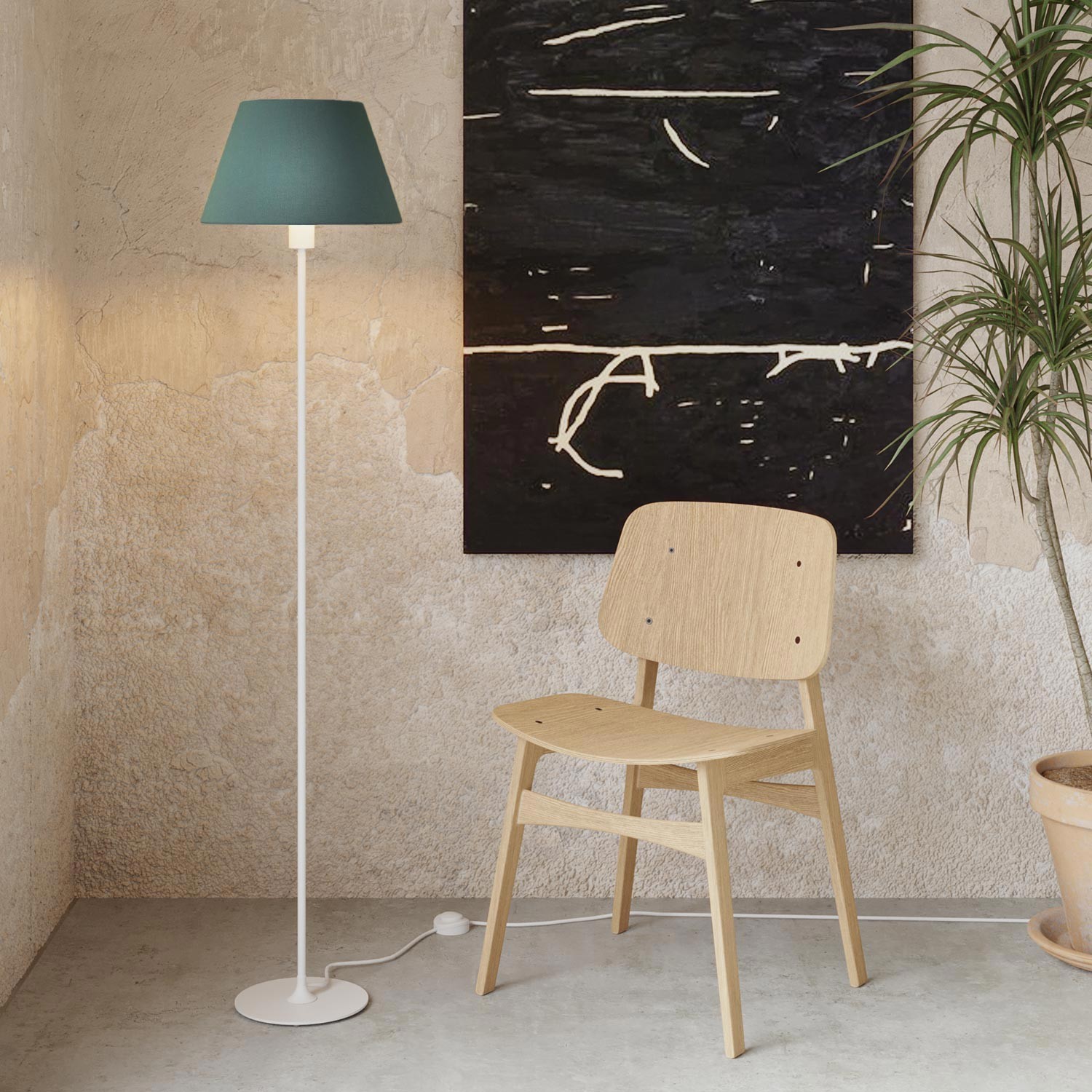 Impero M stoffen lampenkap voor tafel- of wandlamp met E27 fitting - Made in Italy