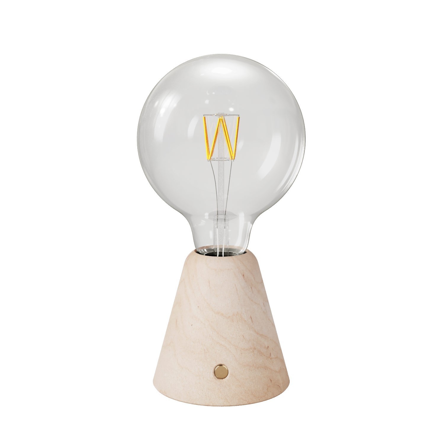 Draagbare en oplaadbare Cabless01 LED-lamp met G125 Globe lichtbron - neutraal