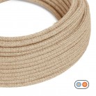 Natuurlijke met jute bedekte platte kabel - PN06